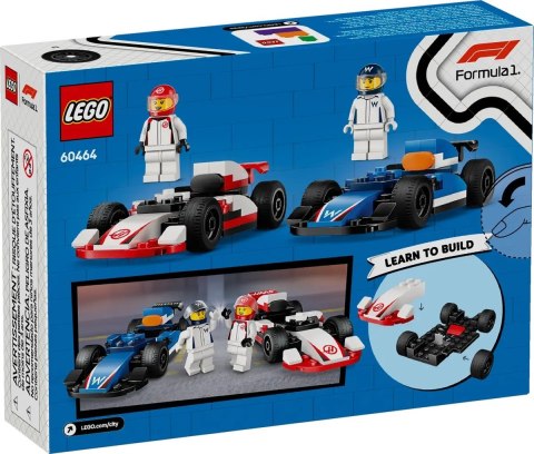 LEGO CITY 60464 F1 Bolidy Williams Racing i Haas F1 LEGO CITY 60464 F1 Bolidy Williams Racing i Haas F1
