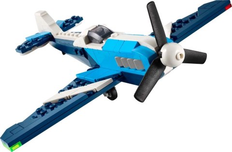 LEGO CREATOR 3w1 31160 Statek powietrzny: samolot wyścigowy LEGO CREATOR 3w1 31160 Statek powietrzny: samolot wyścigowy