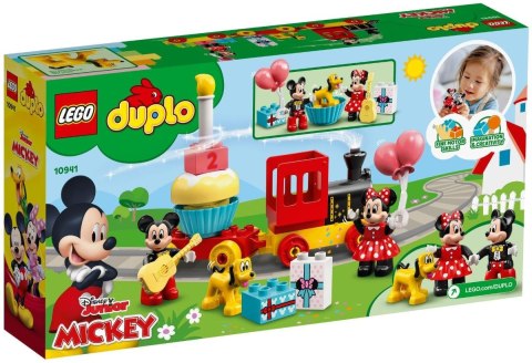 LEGO DUPLO 10941 Urodzinowy pociąg myszek Miki i Minnie LEGO DUPLO 10941 Urodzinowy pociąg myszek Miki i Minnie