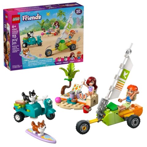 LEGO FRIENDS 42641 Przygoda z surfującymi psami i skuterem LEGO FRIENDS 42641 Przygoda z surfującymi psami i skuterem