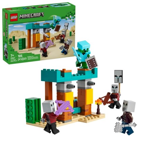 LEGO MINECRAFT 21267 Pustynny patrol złosadników LEGO MINECRAFT 21267 Pustynny patrol złosadników