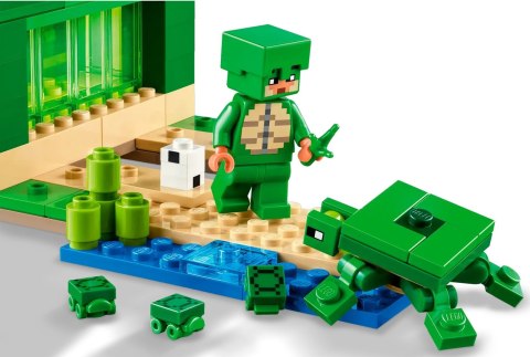 LEGO Minecraft 21254 Domek na plaży żółwi LEGO Minecraft 21254 Domek na plaży żółwi