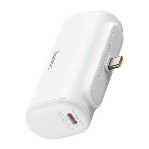 Powerbank Baseus Compact 5000mAh USB-C (biały) Powerbank Baseus Compact 5000mAh USB-C (biały)