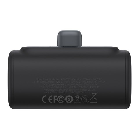 Powerbank Baseus Compact 5000mAh USB-C (czarny) Powerbank Baseus Compact 5000mAh USB-C (czarny)