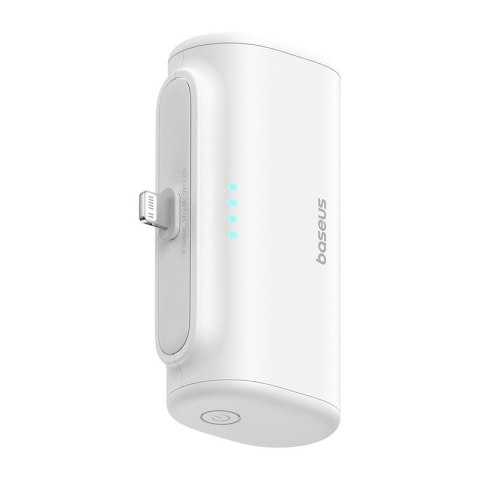 Powerbank Baseus Compact IP 5000mAh 20W USB-C/Lightning (biały) Powerbank Baseus Compact IP 5000mAh 20W USB-C/Lightning (biały)
