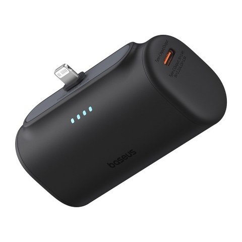 Powerbank Baseus Compact IP 5000mAh 20W USB-C/Lightning (czarny) Powerbank Baseus Compact IP 5000mAh 20W USB-C/Lightning (czarny)