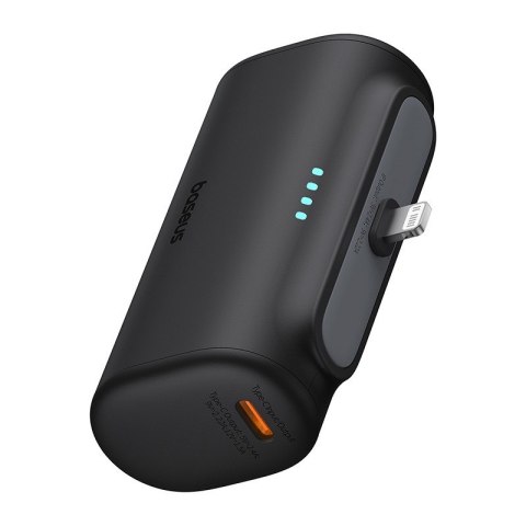 Powerbank Baseus Compact IP 5000mAh 20W USB-C/Lightning (czarny) Powerbank Baseus Compact IP 5000mAh 20W USB-C/Lightning (czarny)