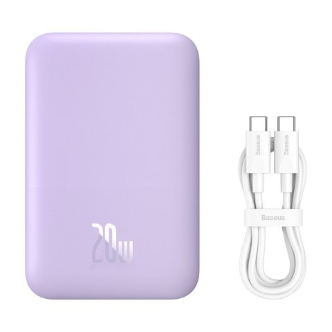 Powerbank Baseus Magnetic Mini Air 6000mAh (fiolet) Powerbank Baseus Magnetic Mini Air 6000mAh (fiolet)