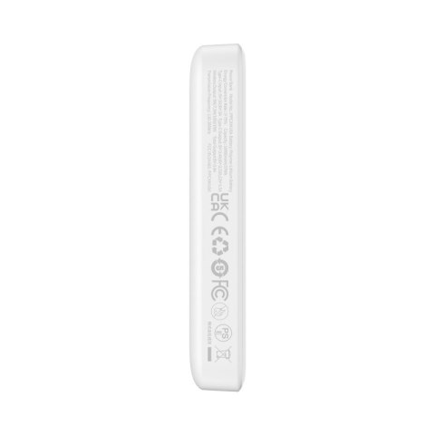 Powerbank Baseus Magnetic Mini Air Wireless 10000mAh 20W+kabel USB C-USB C (biały) Powerbank Baseus Magnetic Mini Air Wireless 10000mAh 20W+kabel USB C-USB C (biały)