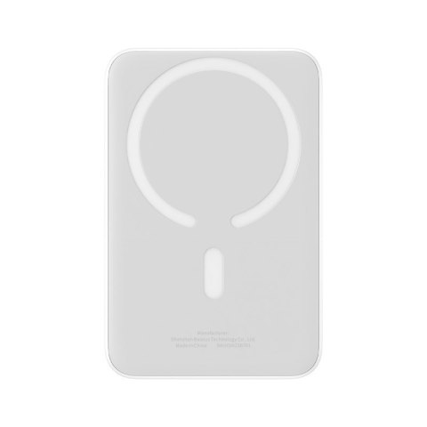 Powerbank Baseus Magnetic Mini Air Wireless 10000mAh 20W+kabel USB C-USB C (biały) Powerbank Baseus Magnetic Mini Air Wireless 10000mAh 20W+kabel USB C-USB C (biały)
