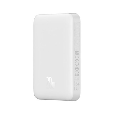 Powerbank Baseus Magnetic Mini Air Wireless 10000mAh 20W+kabel USB C-USB C (biały) Powerbank Baseus Magnetic Mini Air Wireless 10000mAh 20W+kabel USB C-USB C (biały)