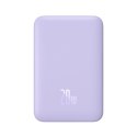 Powerbank Baseus Magnetic Mini Air Wireless 10000mAh 20W+kabel USB C-USB C (fiolet)