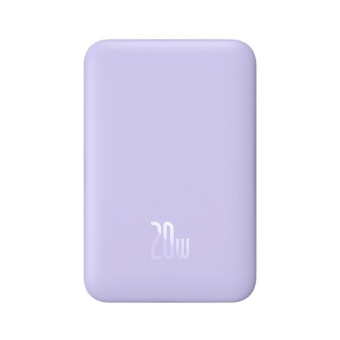 Powerbank Baseus Magnetic Mini Air Wireless 10000mAh 20W+kabel USB C-USB C (fiolet) Powerbank Baseus Magnetic Mini Air Wireless 10000mAh 20W+kabel USB C-USB C (fiolet)