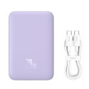 Powerbank Baseus Magnetic Mini Air Wireless 10000mAh 20W+kabel USB C-USB C (fiolet)