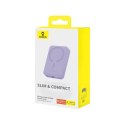 Powerbank Baseus Magnetic Mini Air Wireless 10000mAh 20W+kabel USB C-USB C (fiolet)