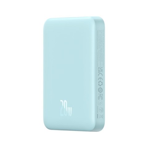 Powerbank Baseus Magnetic Mini Air Wireless 10000mAh 20W+kabel USB C-USB C (niebieski) Powerbank Baseus Magnetic Mini Air Wireless 10000mAh 20W+kabel USB C-USB C (niebieski)