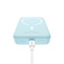 Powerbank Baseus Magnetic Mini Air Wireless 10000mAh 20W+kabel USB C-USB C (niebieski)