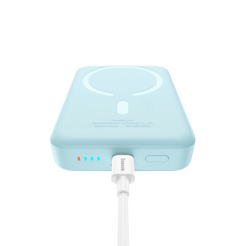 Powerbank Baseus Magnetic Mini Air Wireless 10000mAh 20W+kabel USB C-USB C (niebieski) Powerbank Baseus Magnetic Mini Air Wireless 10000mAh 20W+kabel USB C-USB C (niebieski)