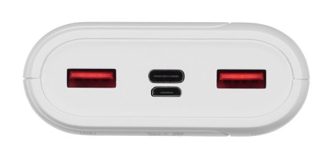 Powerbank Silicon Power QS15 20000mAh QC3.0+PD 2xUSB A, 1x mUSB + 1x USB C, biały Powerbank Silicon Power QS15 20000mAh QC3.0+PD 2xUSB A, 1x mUSB + 1x USB C, biały