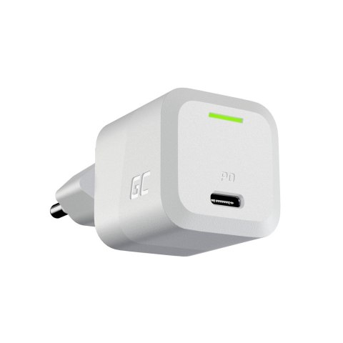 GREEN CELL ŁADOWARKA USB-C GAN GC POWERGAN 33W PD 3.0 QC 3.0 USB-C BIAŁA GREEN CELL ŁADOWARKA USB-C GAN GC POWERGAN 33W PD 3.0 QC 3.0 USB-C BIAŁA
