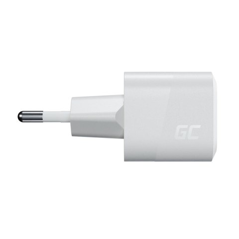 GREEN CELL ŁADOWARKA USB-C GAN GC POWERGAN 33W PD 3.0 QC 3.0 USB-C BIAŁA GREEN CELL ŁADOWARKA USB-C GAN GC POWERGAN 33W PD 3.0 QC 3.0 USB-C BIAŁA