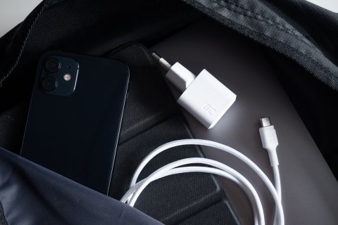 GREEN CELL ŁADOWARKA USB-C GAN GC POWERGAN 33W PD 3.0 QC 3.0 USB-C BIAŁA GREEN CELL ŁADOWARKA USB-C GAN GC POWERGAN 33W PD 3.0 QC 3.0 USB-C BIAŁA