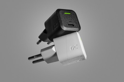 GREEN CELL ŁADOWARKA USB-C GAN GC POWERGAN 33W PD 3.0 QC 3.0 USB-C BIAŁA GREEN CELL ŁADOWARKA USB-C GAN GC POWERGAN 33W PD 3.0 QC 3.0 USB-C BIAŁA
