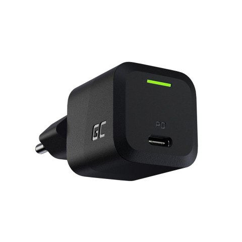 GREEN CELL ŁADOWARKA USB-C GAN GC POWERGAN 33W PD 3.0 QC 3.0 USB-C CZARNA GREEN CELL ŁADOWARKA USB-C GAN GC POWERGAN 33W PD 3.0 QC 3.0 USB-C CZARNA