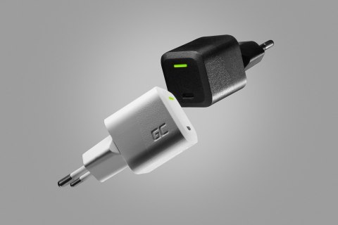 GREEN CELL ŁADOWARKA USB-C GAN GC POWERGAN 33W PD 3.0 QC 3.0 USB-C CZARNA GREEN CELL ŁADOWARKA USB-C GAN GC POWERGAN 33W PD 3.0 QC 3.0 USB-C CZARNA