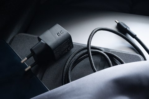 GREEN CELL ŁADOWARKA USB-C GAN GC POWERGAN 33W PD 3.0 QC 3.0 USB-C CZARNA GREEN CELL ŁADOWARKA USB-C GAN GC POWERGAN 33W PD 3.0 QC 3.0 USB-C CZARNA