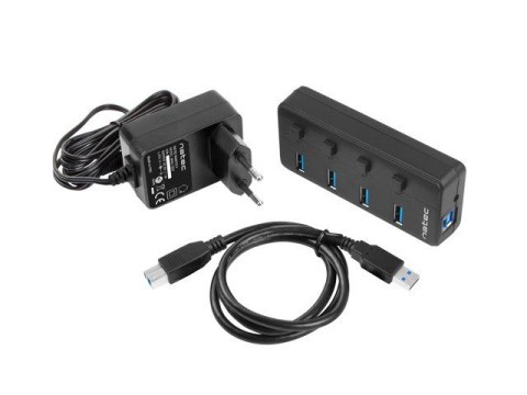 Hub NATEC Mantis 2 NHU-1557 (4x USB 3.0; kolor czarny) Hub NATEC Mantis 2 NHU-1557 (4x USB 3.0; kolor czarny)
