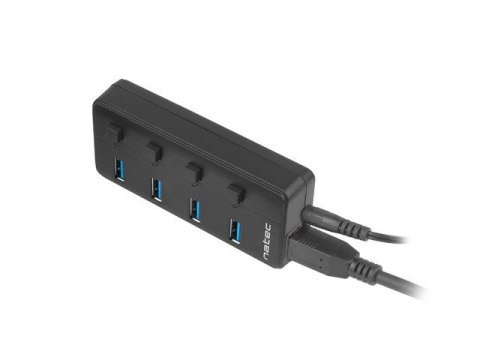 Hub NATEC Mantis 2 NHU-1557 (4x USB 3.0; kolor czarny) Hub NATEC Mantis 2 NHU-1557 (4x USB 3.0; kolor czarny)