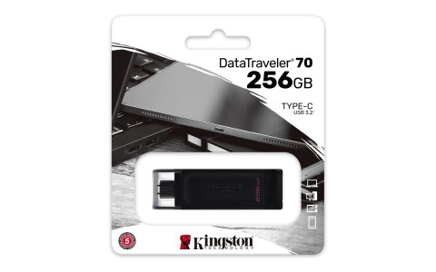 KINGSTON FLASH 256GB DataTraveler 70 USB-C KINGSTON FLASH 256GB DataTraveler 70 USB-C