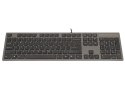 Klawiatura membranowa A4 TECH KV-300H A4TKLA39976 (USB 2.0; (US); kolor czarny)