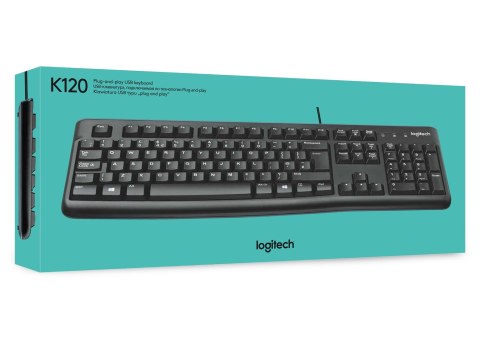 Klawiatura membranowa Logitech K120 920-002479 (USB 2.0; (US); kolor czarny) Klawiatura membranowa Logitech K120 920-002479 (USB 2.0; (US); kolor czarny)