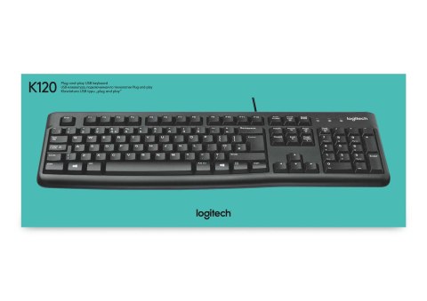 Klawiatura membranowa Logitech K120 920-002479 (USB 2.0; (US); kolor czarny) Klawiatura membranowa Logitech K120 920-002479 (USB 2.0; (US); kolor czarny)