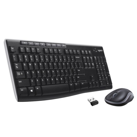 Klawiatura membranowa Logitech MK270 920-004508 (USB (Radio 2.4 GHz); kolor czarny) Klawiatura membranowa Logitech MK270 920-004508 (USB (Radio 2.4 GHz); kolor czarny)