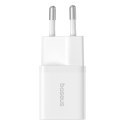 Ładowarka Baseus GaN5 mini 1C 25W+kabel USB-C biały