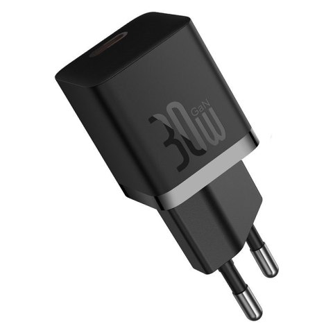 Ładowarka Baseus GaN5 mini 1C 30W EU+kabel USB-C (cluster black) Ładowarka Baseus GaN5 mini 1C 30W EU+kabel USB-C (cluster black)