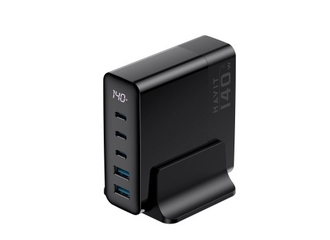 Ładowarka podróżna Havit 140W UCLE004 EU Ładowarka podróżna Havit 140W UCLE004 EU