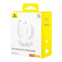Ładowarka sieciowa Baseus Cube C+U 30W EU (moon white)