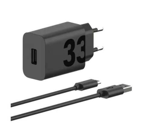 Motorola TurboPower Wall Charger 33W USB-C, 1m C-C cable, Black Motorola TurboPower Wall Charger 33W USB-C, 1m C-C cable, Black