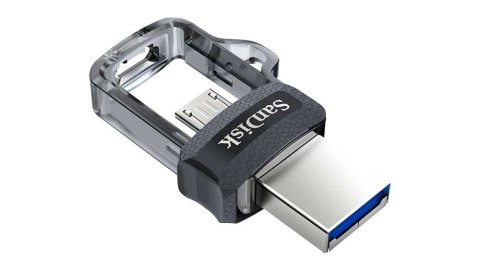 Pendrive SanDisk ULTRA SDDD3-128G-G46 (128GB; microUSB, USB 3.0; kolor szary) Pendrive SanDisk ULTRA SDDD3-128G-G46 (128GB; microUSB, USB 3.0; kolor szary)