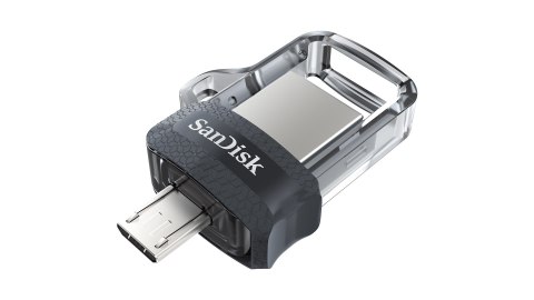 Pendrive SanDisk Ultra Dual Drive SDDD3-064G-G46 (64GB; microUSB, USB 3.0; kolor czarny) Pendrive SanDisk Ultra Dual Drive SDDD3-064G-G46 (64GB; microUSB, USB 3.0; kolor czarny)
