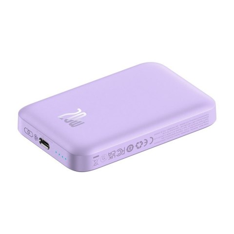 Powerbank Baseus Magnetic Mini Air 6000mAh (fiolet) Powerbank Baseus Magnetic Mini Air 6000mAh (fiolet)