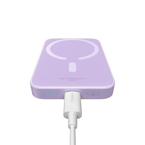 Powerbank Baseus Magnetic Mini Air 6000mAh (fiolet) Powerbank Baseus Magnetic Mini Air 6000mAh (fiolet)