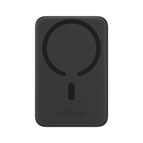 Powerbank Baseus Magnetic Mini Air Wireless 10000mAh 20W+kabel USB C-USB C (czarny) Powerbank Baseus Magnetic Mini Air Wireless 10000mAh 20W+kabel USB C-USB C (czarny)