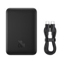Powerbank Baseus Magnetic Mini Air Wireless 10000mAh 20W+kabel USB C-USB C (czarny)