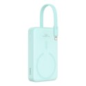 Powerbank Baseus Magnetic Mini Air Wireless 10000mAh 20W+kabel USB C-USB C (peppermint blue)
