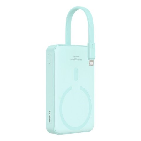 Powerbank Baseus Magnetic Mini Air Wireless 10000mAh 20W+kabel USB C-USB C (peppermint blue) Powerbank Baseus Magnetic Mini Air Wireless 10000mAh 20W+kabel USB C-USB C (peppermint blue)